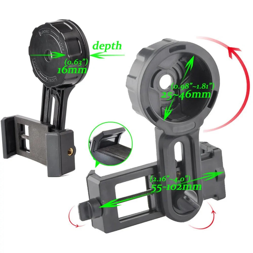 Telescope Mobile Photography Bracket